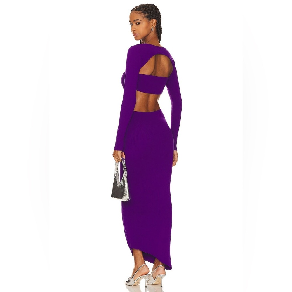 Baobab Geneva Cut Out Purple Dress